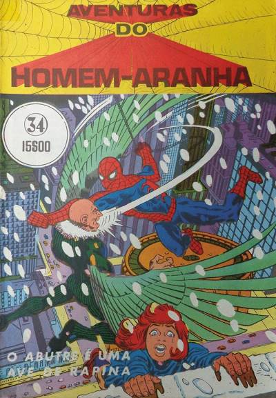 Aventuras do Homem-Aranha (1978)   n° 34 - Agência Portuguesa de Revistas