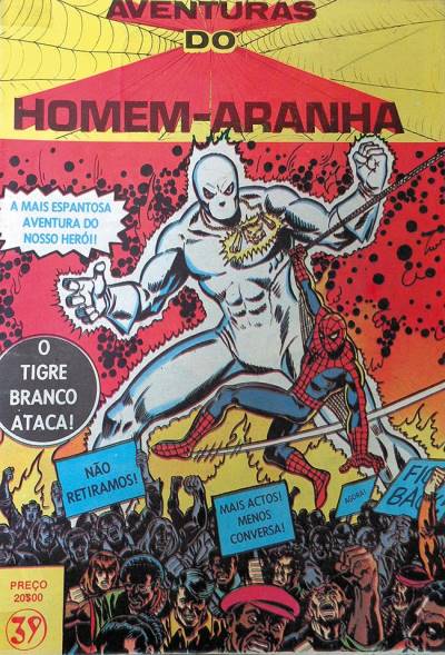 Aventuras do Homem-Aranha (1978)   n° 39 - Agência Portuguesa de Revistas
