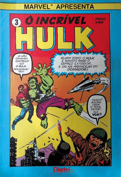 Incrível Hulk, O   n° 3 - Distri Editora