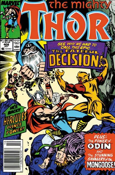 Thor (1966)   n° 408 - Marvel Comics