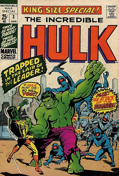 Incredible Hulk Annual, The (1968)   n° 3 - Marvel Comics