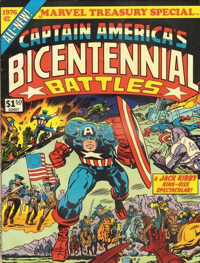 Marvel Treasury Special Featuring Captain America's Bicentennial Battles (1976) - Marvel Comics