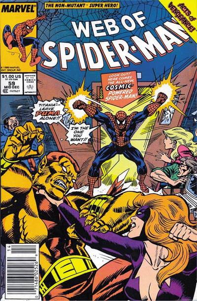 Web of Spider-Man (1985)   n° 59 - Marvel Comics