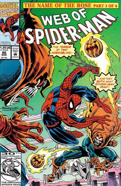 Web of Spider-Man (1985)   n° 86 - Marvel Comics