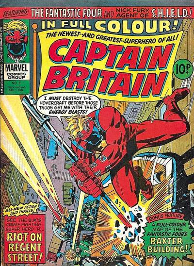 Captain Britain (1976)   n° 8 - Marvel Uk