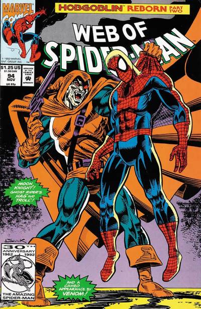 Web of Spider-Man (1985)   n° 94 - Marvel Comics