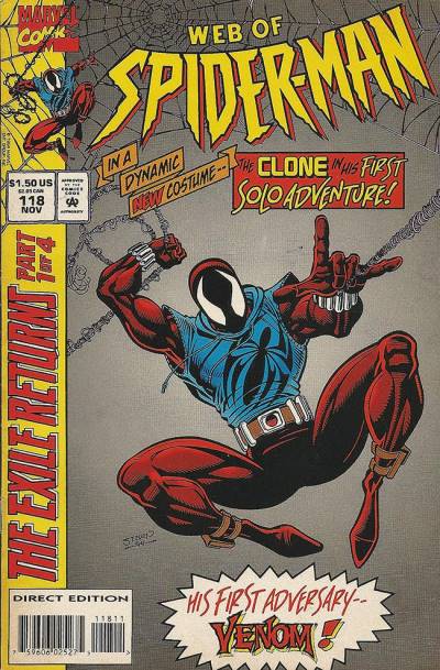 Web of Spider-Man (1985)   n° 118 - Marvel Comics