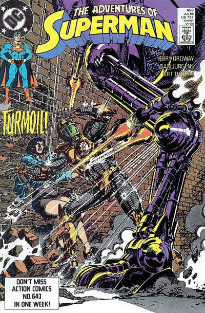 Adventures of Superman (1987)   n° 456 - DC Comics