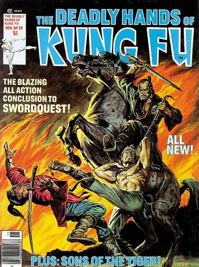 Deadly Hands of Kung Fu, The (1974)   n° 30 - Curtis Magazines (Marvel Comics)