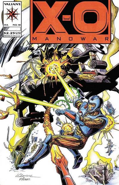 X-O Manowar (1992)   n° 18 - Valiant Comics