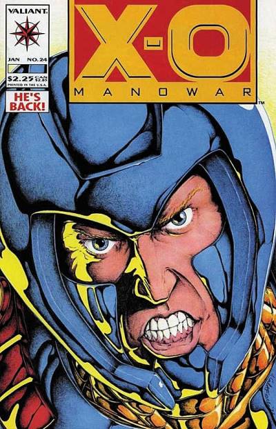 X-O Manowar (1992)   n° 24 - Valiant Comics