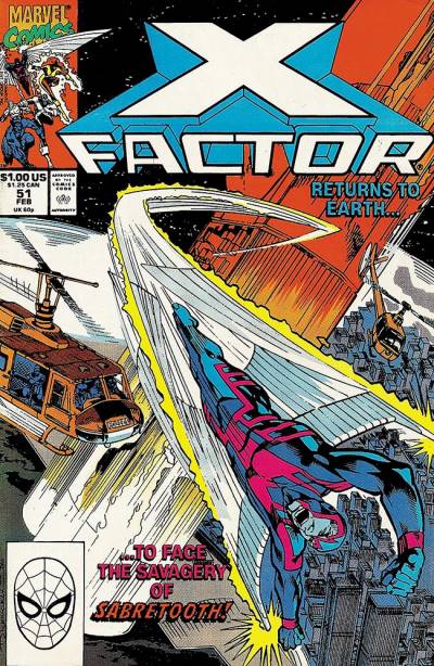 X-Factor (1986)   n° 51 - Marvel Comics