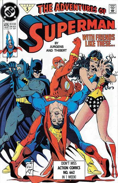 Adventures of Superman (1987)   n° 475 - DC Comics