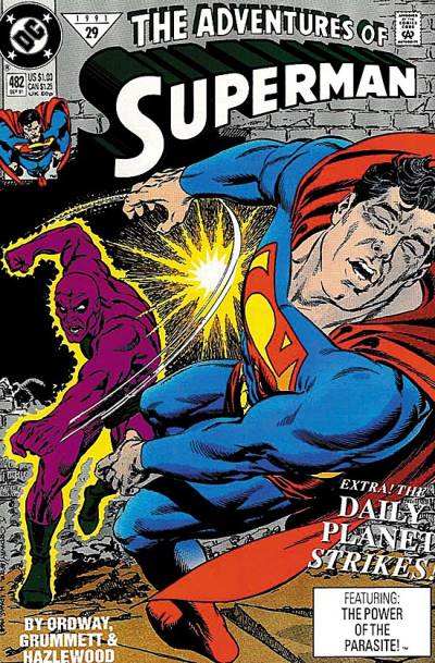 Adventures of Superman (1987)   n° 482 - DC Comics