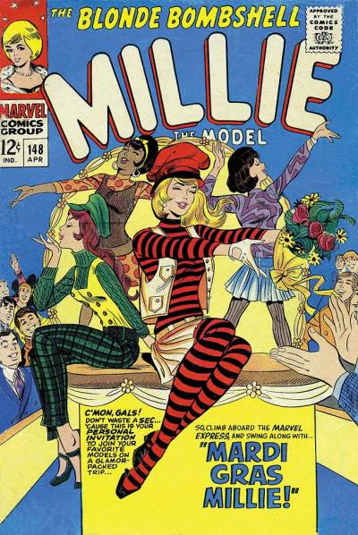 Millie The Model (1945)   n° 148 - Atlas Comics