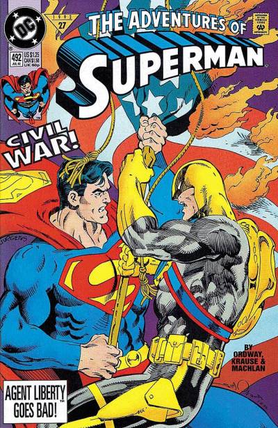 Adventures of Superman (1987)   n° 492 - DC Comics