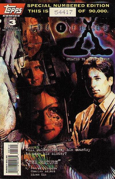 X-Files, The (1995)   n° 3 - Topps
