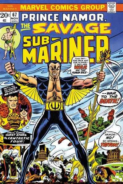 Sub-Mariner (1968)   n° 67 - Marvel Comics