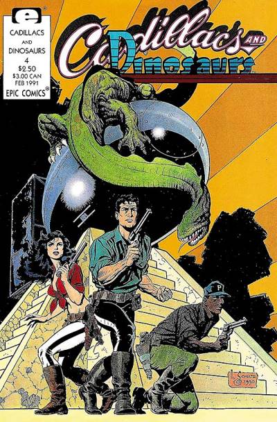 Cadillacs And Dinosaurs (1990)   n° 4 - Marvel Comics (Epic Comics)
