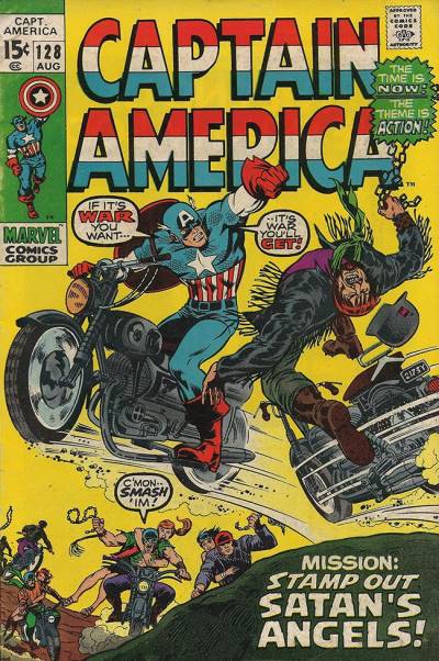Captain America (1968)   n° 128 - Marvel Comics
