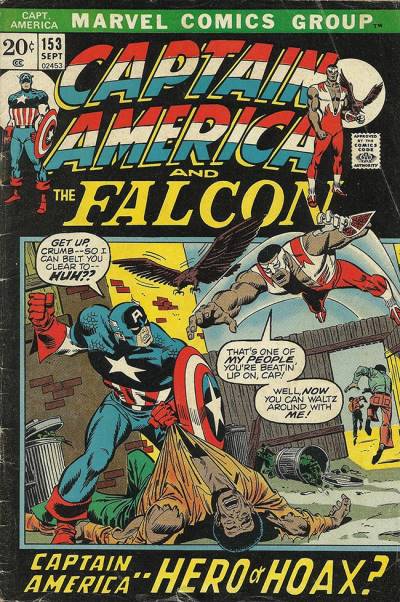 Captain America (1968)   n° 153 - Marvel Comics