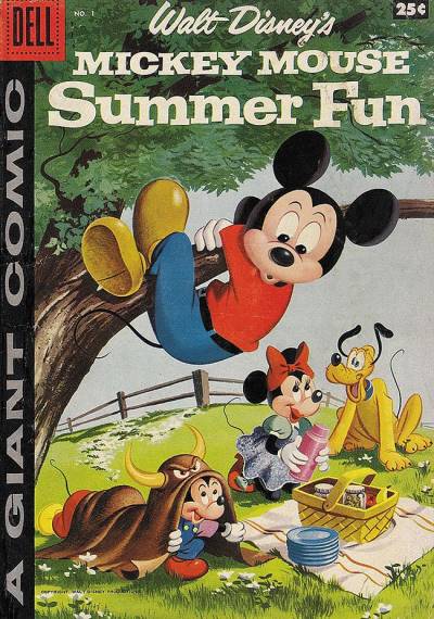 Mickey Mouse Summer Fun (1958)   n° 1 - Dell