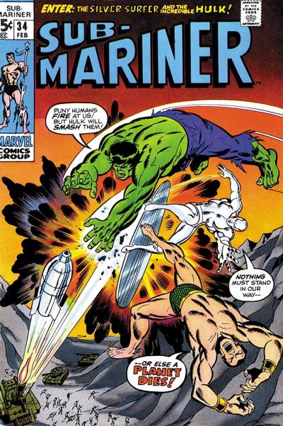 Sub-Mariner (1968)   n° 34 - Marvel Comics