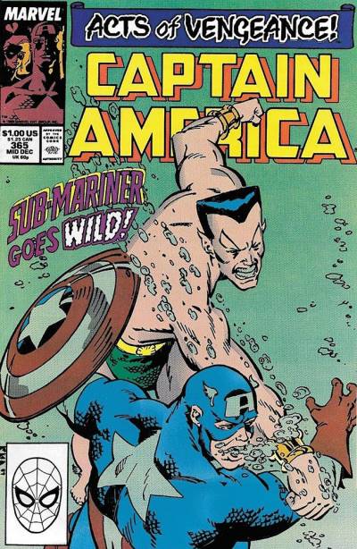 Captain America (1968)   n° 365 - Marvel Comics