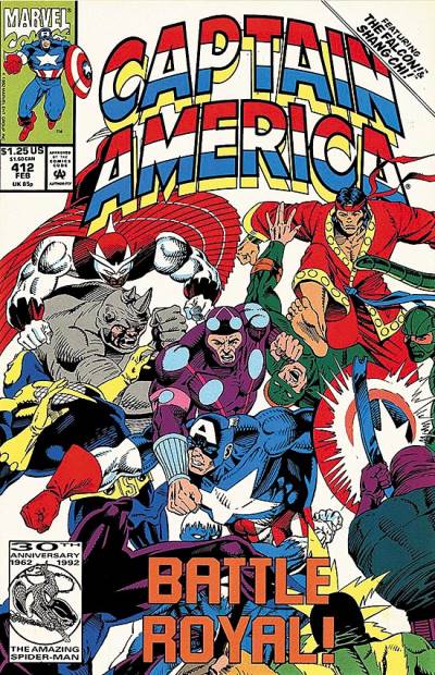 Captain America (1968)   n° 412 - Marvel Comics