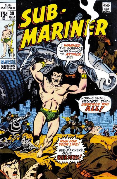 Sub-Mariner (1968)   n° 39 - Marvel Comics