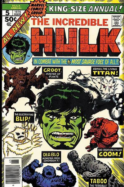Incredible Hulk Annual, The (1968)   n° 5 - Marvel Comics