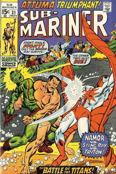 Sub-Mariner (1968)   n° 31 - Marvel Comics