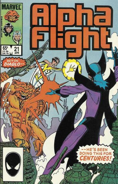 Alpha Flight (1983)   n° 21 - Marvel Comics