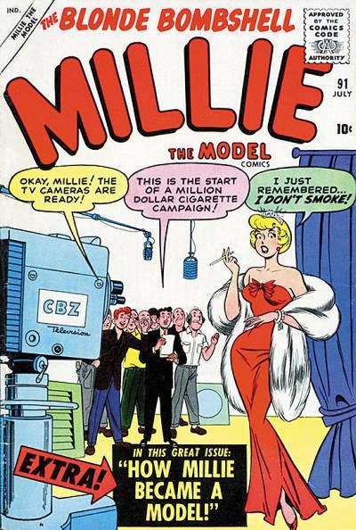 Millie The Model (1945)   n° 91 - Atlas Comics