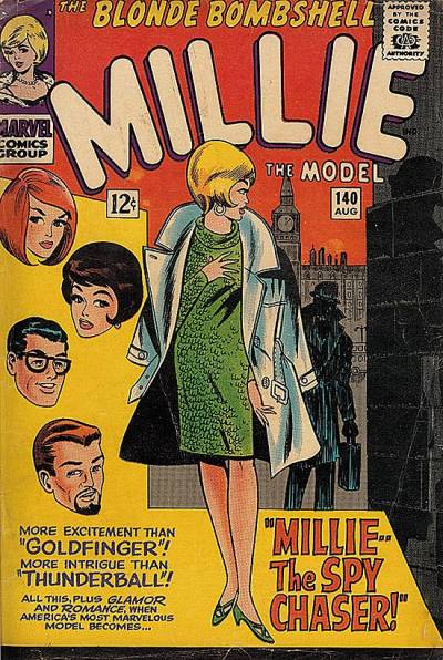 Millie The Model (1945)   n° 140 - Atlas Comics